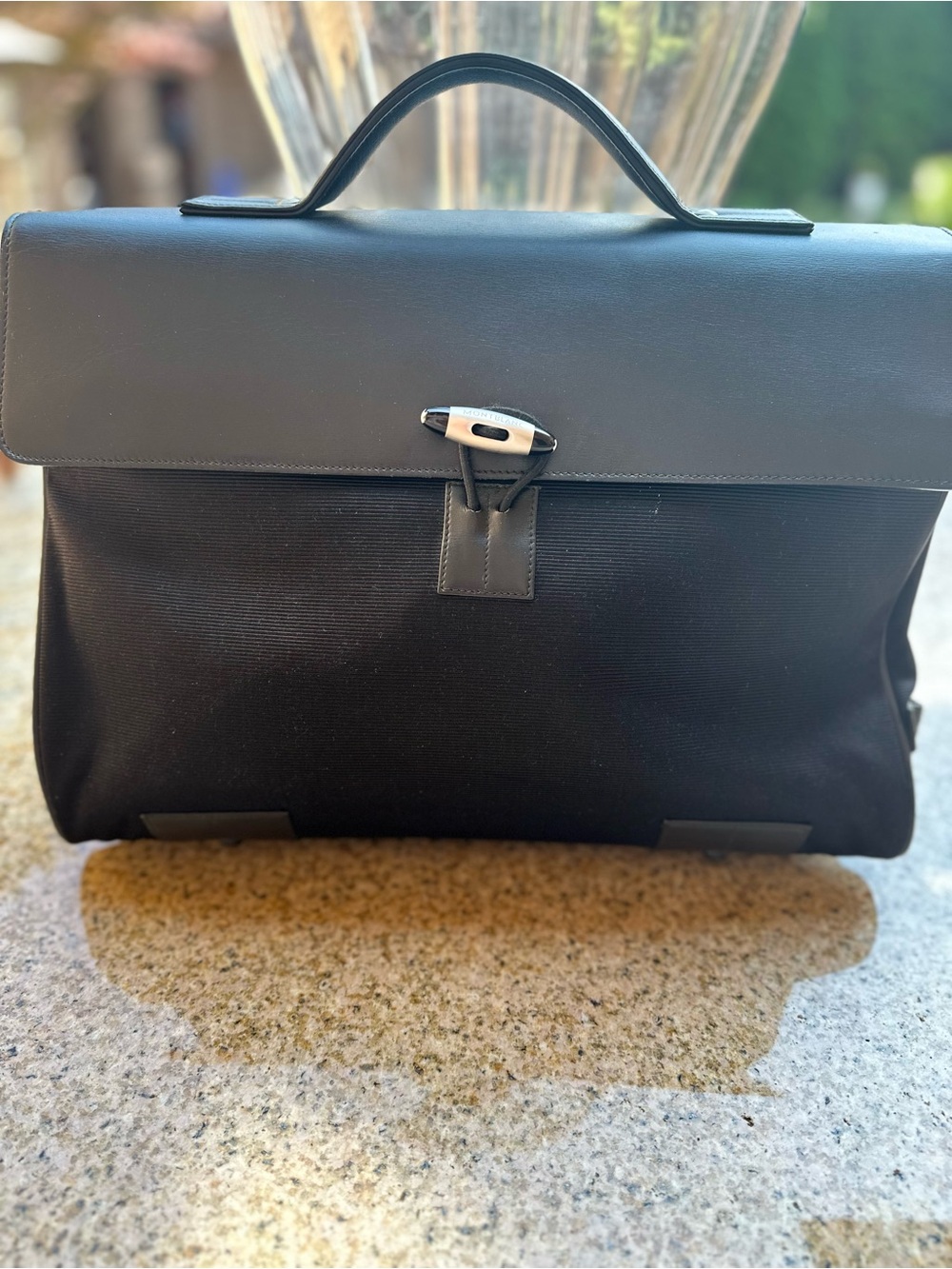 Montblanc Classic Black Men's Briefcase